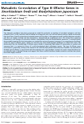 Cover page: Mutualistic Co-evolution of Type III Effector Genes in Sinorhizobium fredii and Bradyrhizobium japonicum