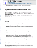 Cover page: Baseline characteristics and outcomes of end-stage renal disease patients after in-hospital sudden cardiac arrest: a national perspective