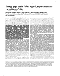 Cover page: Energy gaps in the failed high-Tc superconductor La1:875Ba0:125CuO4