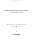 Cover page: Structural determinants of health access and sexual and reproductive health in new immigrant populations in California