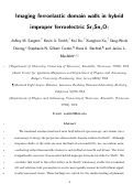 Cover page: Imaging Ferroelastic Domain Walls in Hybrid Improper Ferroelectric Sr3Sn2O7
