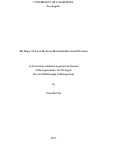 Cover page: The Impact of Local Media on Household Investment Decisions