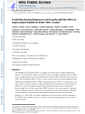 Cover page: Predicting Anxiety Diagnoses and Severity with the CBCL-A: Improvement Relative to Other CBCL Scales?