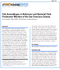 Cover page: Fish Assemblages in Reference and Restored Tidal Freshwater Marshes of the San Francisco Estuary