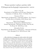 Cover page: Tensor-product surface patches with Pythagorean-hodograph isoparametric curves