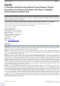 Cover page: A Feasible and Efficacious Mobile-Phone Based Lifestyle Intervention for Filipino Americans with Type 2 Diabetes: Randomized Controlled Trial