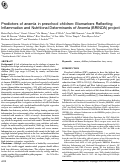 Cover page: Predictors of anemia in preschool children: Biomarkers Reflecting Inflammation and Nutritional Determinants of Anemia (BRINDA) project