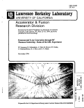 Cover page: Femtosecond X-ray Generation through 90° Thomson Scattering: Status of the LBL Experiment