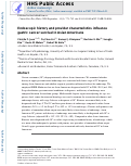 Cover page: Endoscopic History and Provider Characteristics Influence Gastric Cancer Survival in Asian Americans