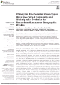 Cover page: Chlamydia trachomatis Strain Types Have Diversified Regionally and Globally with Evidence for Recombination across Geographic Divides.