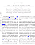 Cover page: Identification and characterization of two energy gaps in superconducting MgB2 by specific-heat measurements