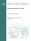 Cover page: Keeping Energy Savings in the LOOP