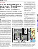 Cover page: State shift in Deccan volcanism at the Cretaceous-Paleogene boundary, possibly induced by impact