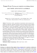 Cover page: Three Fuss-Catalan posets in interaction and their associative algebras