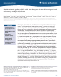 Cover page: Health-related quality of life with idecabtagene vicleucel in relapsed and refractory multiple myeloma