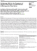 Cover page: Cerliponase Alfa for the Treatment of Atypical Phenotypes of CLN2 Disease: A Retrospective Case Series