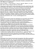 Cover page: Reduced streamflow in water-stressed climates consistent with CO2 effects on vegetation