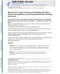 Cover page: More than A1C: Types of success among adults with type-2 diabetes participating in a technology-enabled nurse coaching intervention