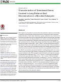 Cover page: Characterization of Greenbeard Genes Involved in Long-Distance Kind Discrimination in a Microbial Eukaryote