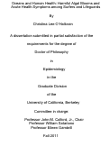 Cover page: Oceans and Human Health: Harmful Algal Blooms and Acute Health Symptoms Among Surfers and Lifeguards