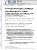 Cover page: Disseminated Acanthamoeba infection in a heart transplant recipient treated successfully with a miltefosine‐containing regimen: Case report and review of the literature