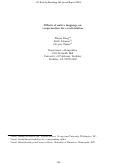 Cover page of Effects of Native Language on Compensation for Coarticulation