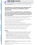 Cover page: Relationship of Cigarette Smoking With Inflammation and Subclinical Vascular Disease