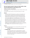 Cover page: Back-end readout electronic design and initial results: a head-and-neck dedicated PET system based on CZT.