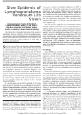 Cover page: Slow Epidemic of Lymphogranuloma Venereum L2b Strain - Volume 11, Number 11—November 2005 - Emerging Infectious Diseases journal - CDC