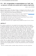 Cover page: 8% - 10% of algorithmic recommendations are ‘bad’, but… an exploratory risk-utility meta-analysis and its regulatory implications