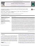 Cover page: Leaf spectral clusters as potential optical leaf functional types within California ecosystems