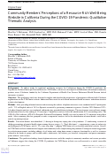 Cover page: Community Members Perceptions of a Resource-Rich Well-Being Website in California During the COVID-19 Pandemic: Qualitative Thematic Analysis.