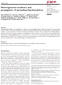 Cover page: Heterogeneous incidence and propagation of spreading depolarizations