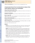 Cover page: A randomized clinical trial of an intervention to relieve thirst and dry mouth in intensive care unit patients