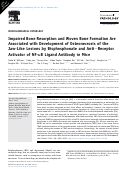 Cover page: Impaired Bone Resorption and Woven Bone Formation Are Associated with Development of Osteonecrosis of the Jaw-Like Lesions by Bisphosphonate and Anti–Receptor Activator of NF-κB Ligand Antibody in Mice