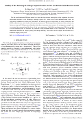 Cover page: Validity of the Tomonaga Luttinger liquid relations for the one-dimensional Holstein model