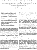 Cover page: In-the-Moment Visual Information from the Infant's Egocentric View Determines the Success of Infant Word Learning: A Computational Study