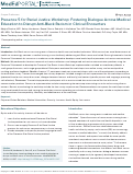 Cover page: Presence 5 for Racial Justice Workshop: Fostering Dialogue Across Medical Education to Disrupt Anti-Black Racism in Clinical Encounters.