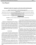 Cover page: Salicylate Toxicity from Ingestion and Continued Dermal Absorption