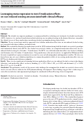 Cover page: Leveraging meta-regression to test if medication effects on cue-induced craving are associated with clinical efficacy.