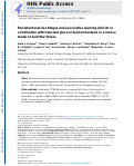 Cover page: Persistent exercise fatigue and associative learning deficits in combination with transient glucose dyshomeostasis in a mouse model of Gulf War Illness