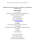 Cover page: Simulation of energy performance of underfloor air distribution (UFAD) systems