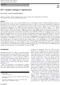 Cover page: IGF-1 receptor cleavage in hypertension