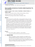 Cover page: Neurocognitive mechanisms of emotion‐related impulsivity: The role of arousal