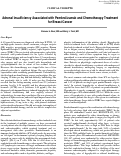 Cover page: Adrenal Insufficiency Associated with Pembrolizumab and Chemotherapy Treatment for Breast Cancer