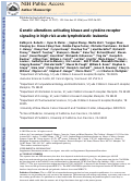 Cover page: Genetic Alterations Activating Kinase and Cytokine Receptor Signaling in High-Risk Acute Lymphoblastic Leukemia