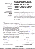 Cover page: Clinical Facts Along With a Feedback Control Perspective Suggest That Increased Response Time Might Be the Cause of Parkinsonian Rest Tremor