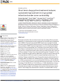 Cover page: Short term doxycycline treatment induces sustained improvement in myocardial infarction border zone contractility