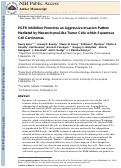 Cover page: EGFR Inhibition Promotes an Aggressive Invasion Pattern Mediated by Mesenchymal-like Tumor Cells within Squamous Cell Carcinomas