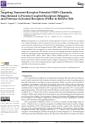 Cover page: Targeting Transient Receptor Potential (TRP) Channels, Mas-Related G-Protein-Coupled Receptors (Mrgprs), and Protease-Activated Receptors (PARs) to Relieve Itch.